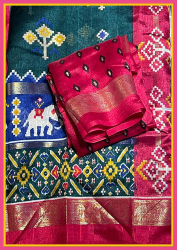 Cotton silk saree 1640
