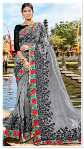 Organza saree 138
