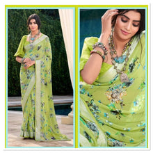 Load image into Gallery viewer, Georgette saree 1540