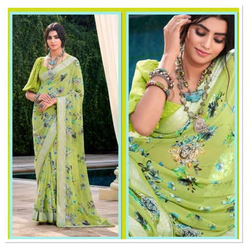 Georgette saree 1540