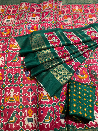 Cotton silk saree 1656