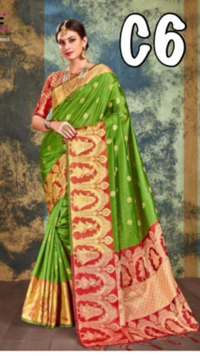 Semi Silk weaving saree 91