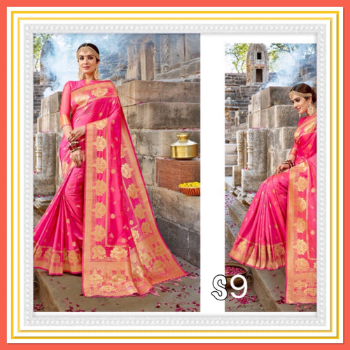 Semi silk weaving saree 379