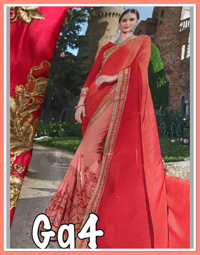 Georgette saree 324