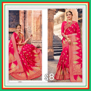 Silk weaving saree 376