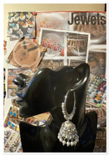 Load image into Gallery viewer, Silver jhoomar earrings