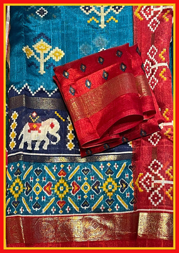 Cotton silk saree 1638