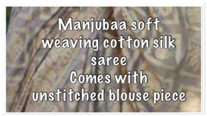 Cotton silk saree 1185