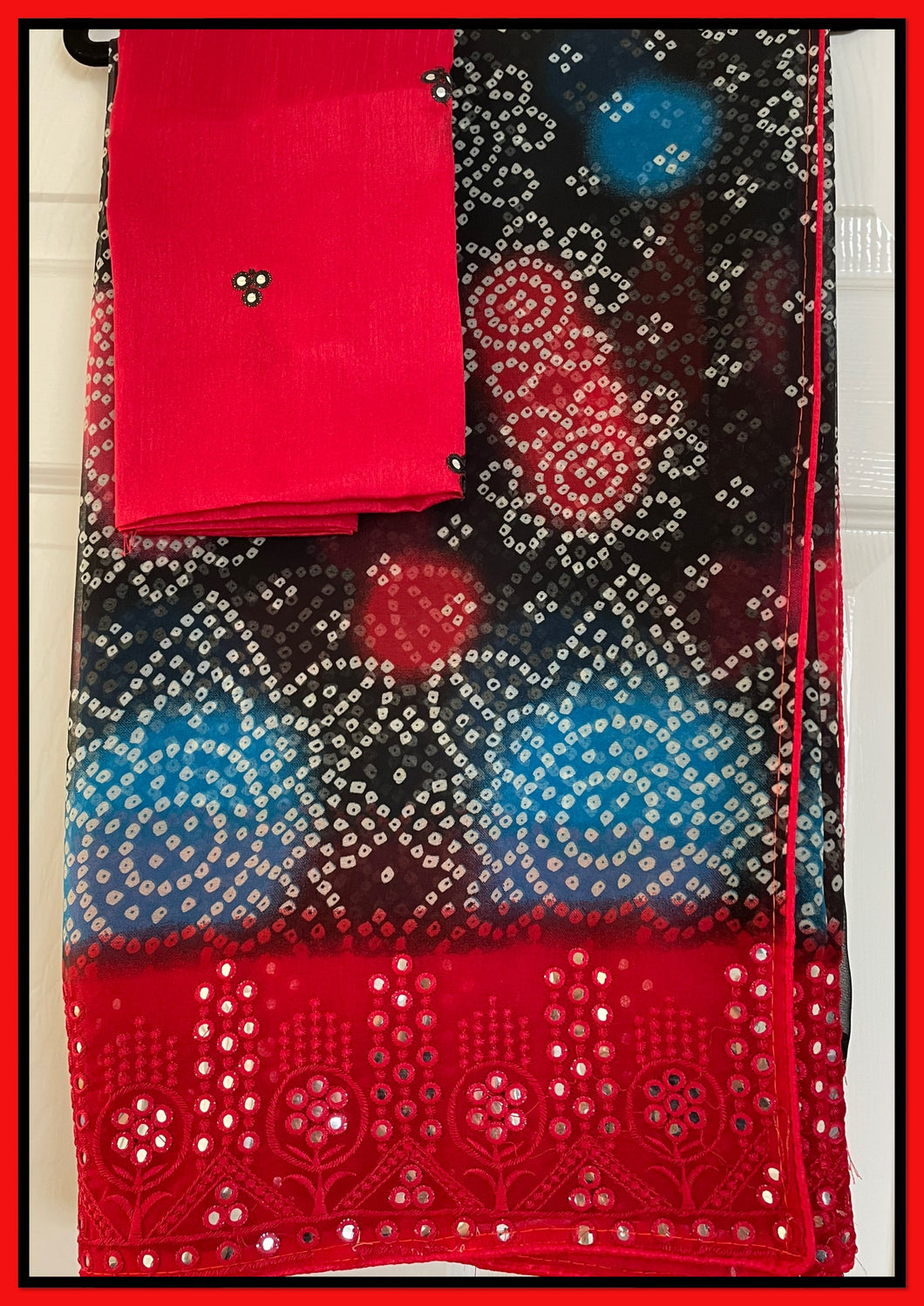 Chiffon bandhani