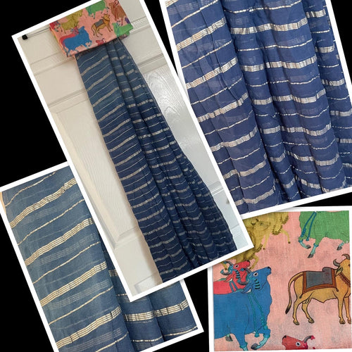 Viscose silk saree1701