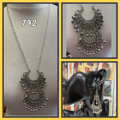 Silver look set 1229