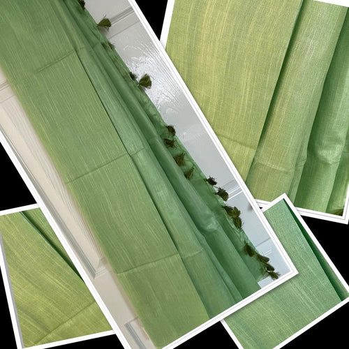 Linen saree1703