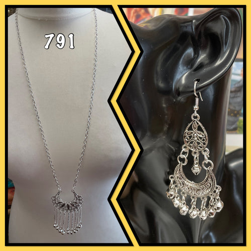 Silver look set 1228