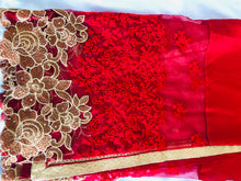 Load image into Gallery viewer, Georgette saree 329