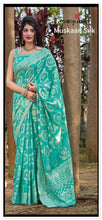 Load image into Gallery viewer, Cotton silk saree 1185